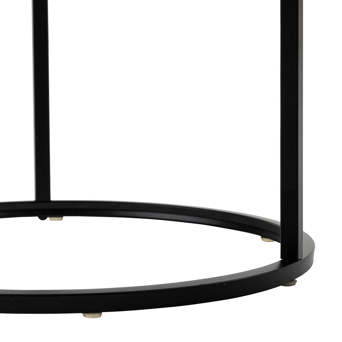 BEISTELLTISCHE Noan 3er-Set - Schwarz, Metall (54/54/45cm) - Atmosphera Createur d´interieur