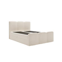 BOXBETT Campi 140x200 Creme - Creme, Holz/Textil (140/200cm) - Graingold