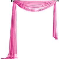 QUERBEHANG 1ER SET HxB 140x600 Rosa - Rosa, Textil (140/600cm) - Gardinenbox