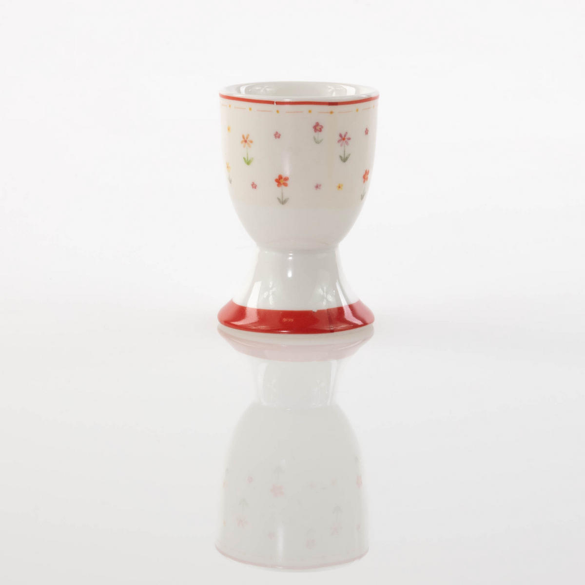 EIERBECHER Blümi Ø 5 cm - Rot, Keramik (5/7/5cm) - Boltze Home
