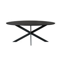 ESSTISCH Ferris Schwarz 90/180/76 cm - Schwarz, Holz (90/180/76cm) - Starfurn