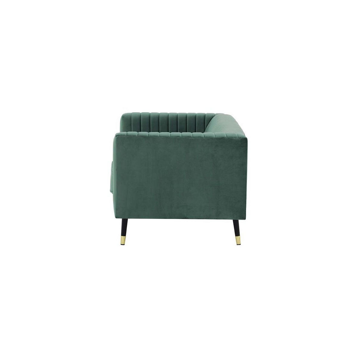 ZWEISITZER-SOFA Slender-Velluto 12 - Blau, Holz/Textil (170/71/83cm) - SLF24