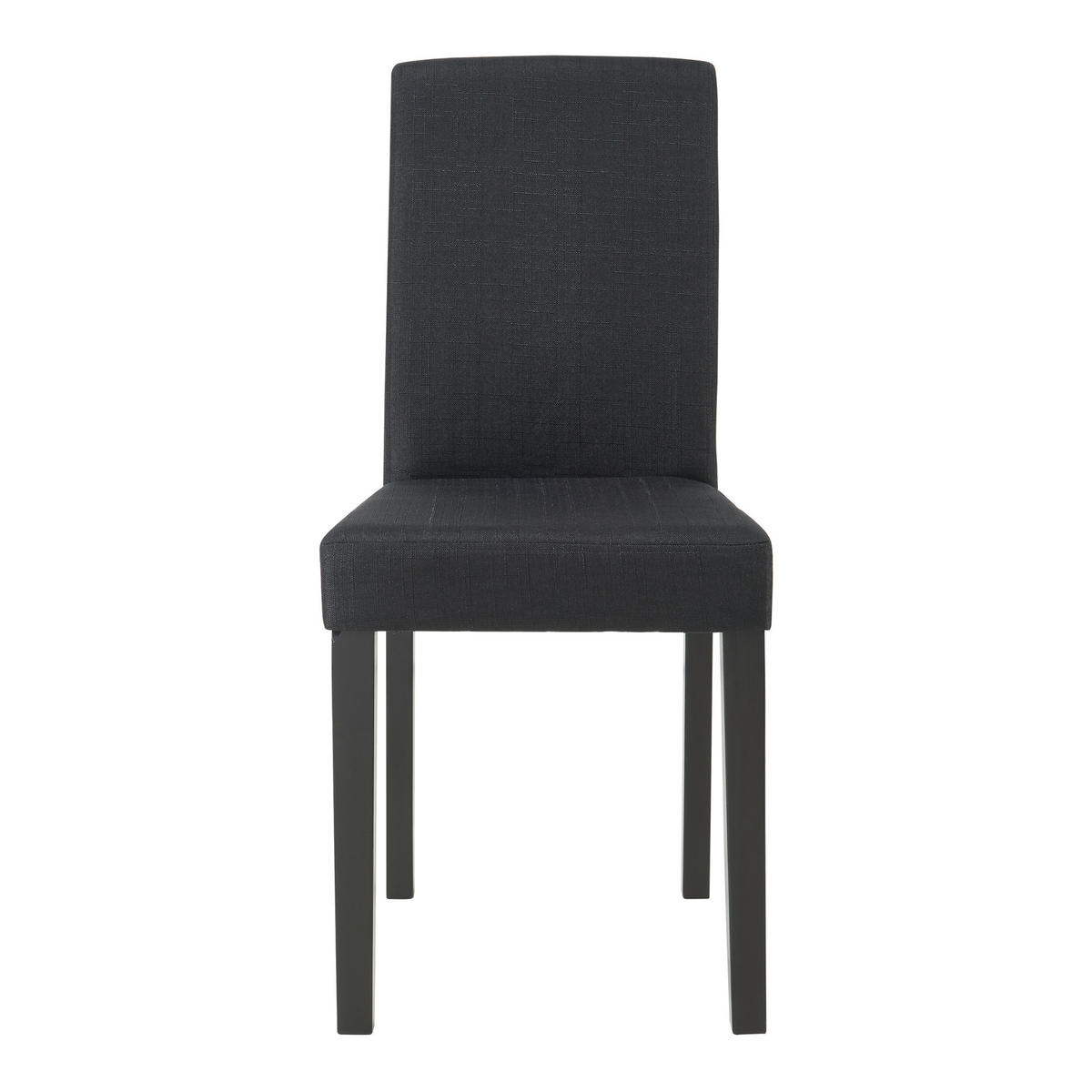 ESSZIMMERSTUHL-SET HAMBURG 4 TLG. - Schwarz, Holz/Textil (43/89/54cm) - [en.casa]