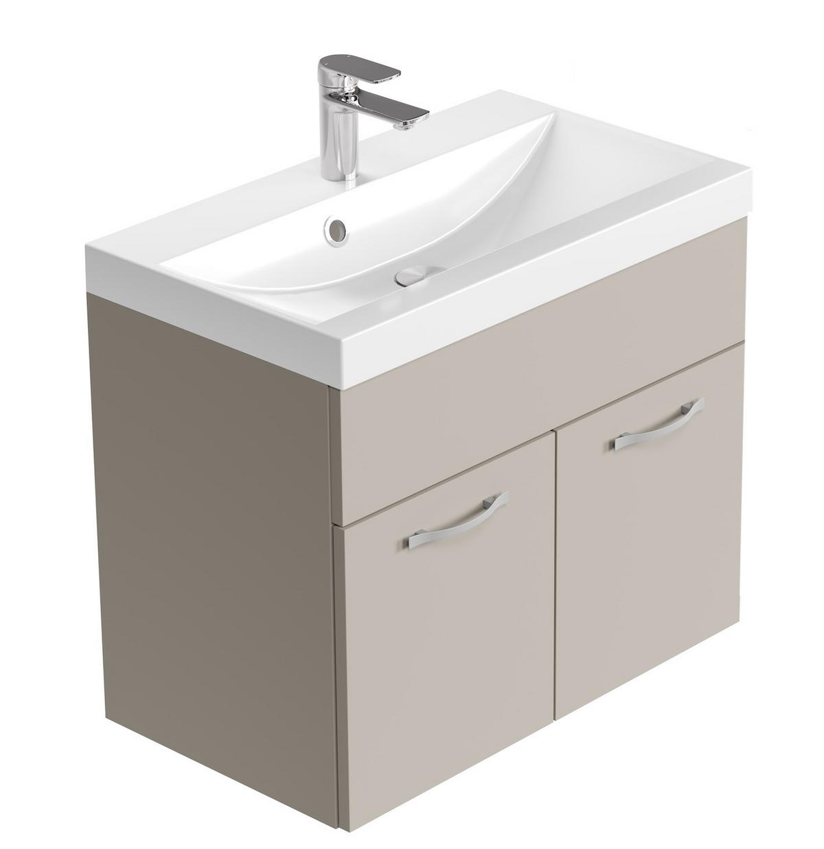 BADMÖBEL-SET Montreal 2 Teile Cashmere - 60 x 35 x 51 cm - Kaschmir, Holz (60/51/35cm) - Badplaats