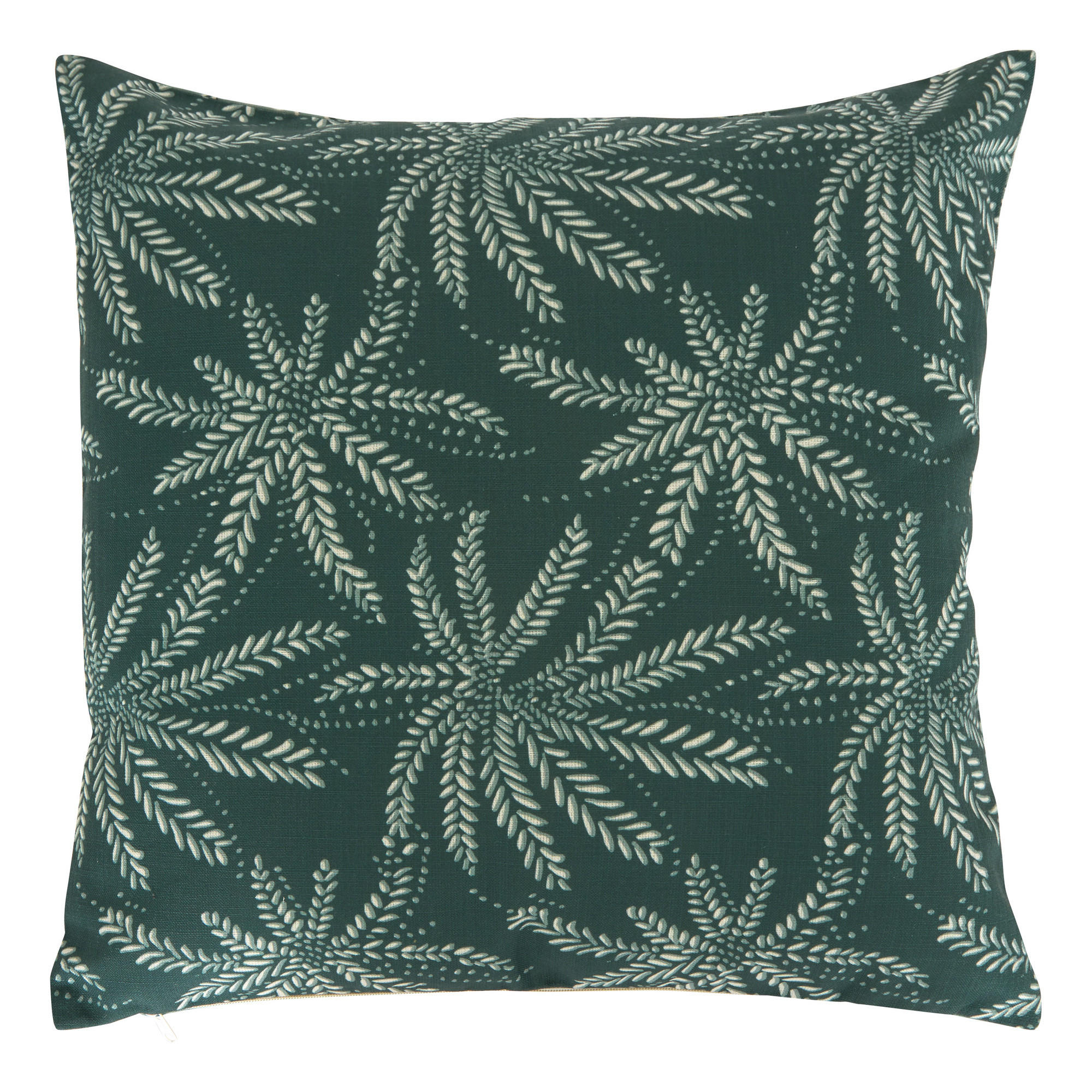 OUTDOOR-KISSEN wendbar The Palm Resort Grün 55/55 cm - Grün, Textil (10/55cm) - Atmosphera Createur d´interieur