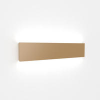 LED-WANDLEUCHTE Band L - Goldfarben, Metall (50.4/11/3.6cm) - Lumicom