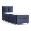 BOXBETT Candy Mini - 90x200 - blau (Soro 76, Chenille) - Blau/Beige, Holz/Holzwerkstoff (90/200cm) - Sofnet