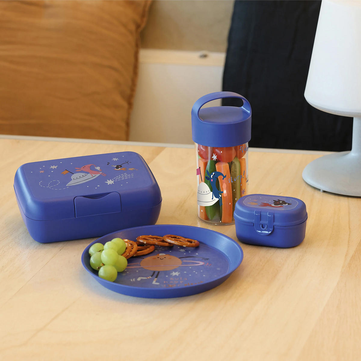 SNACKBOX Pascal Mini Dreams - Blau, Kunststoff (7/5.2/9.6cm)