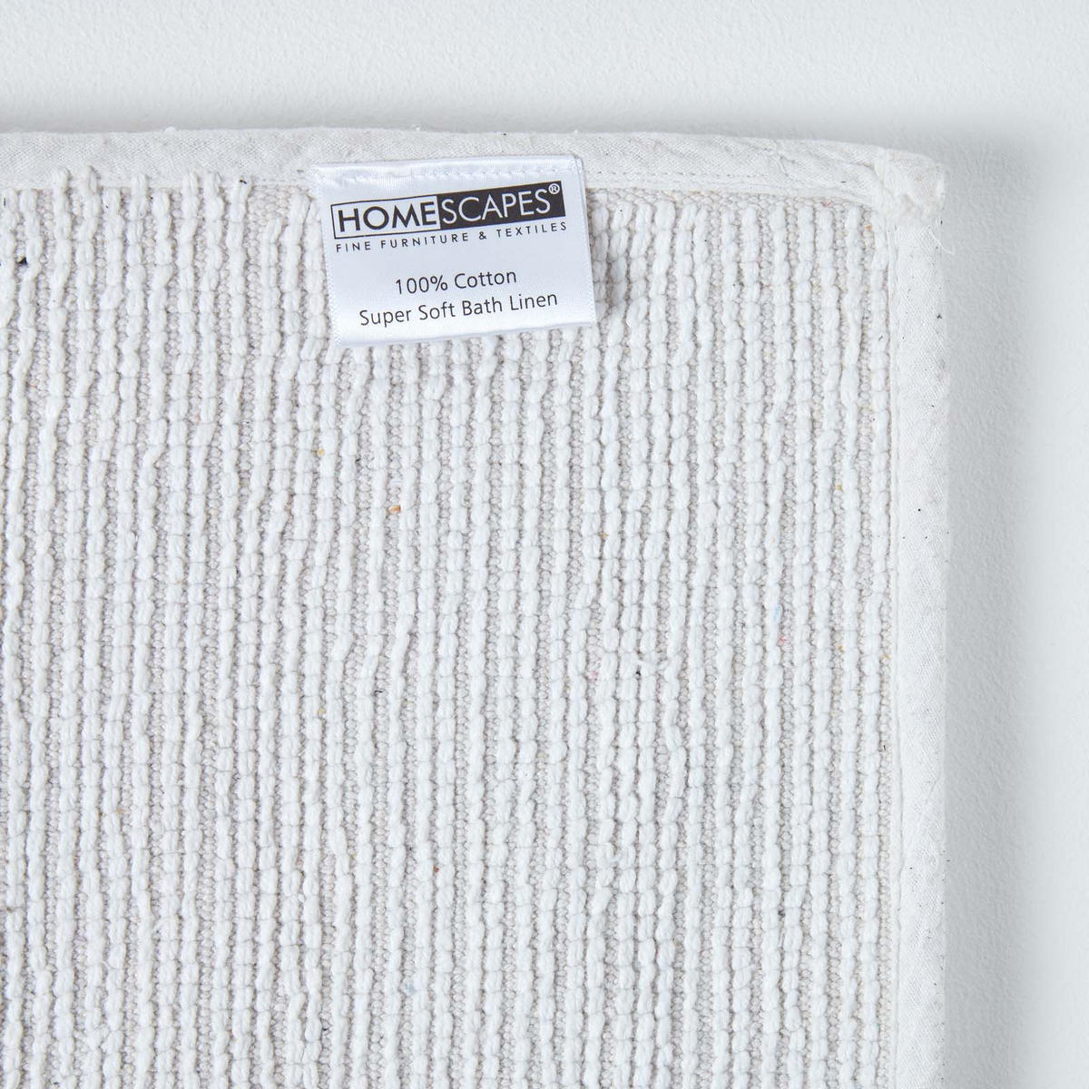 WC-VORLEGER Spa Supreme 50/55 cm, Baumwolle - Weiß, Textil (50/55cm) - Homescapes