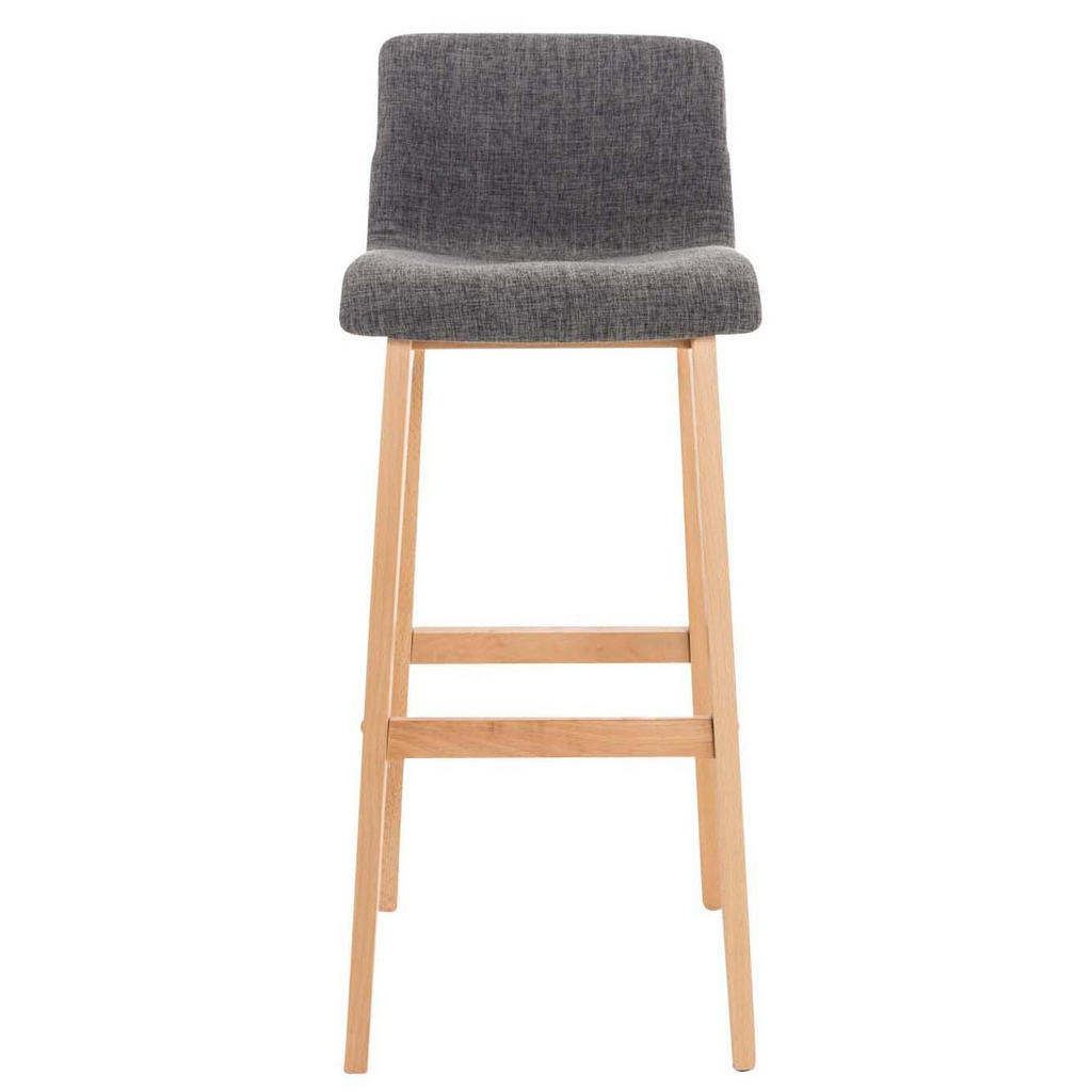 Thumbnail - CLP Barhocker, Hellgrau, Textil, 41x101x46 cm, Esszimmer, Barmöbel, Barhocker