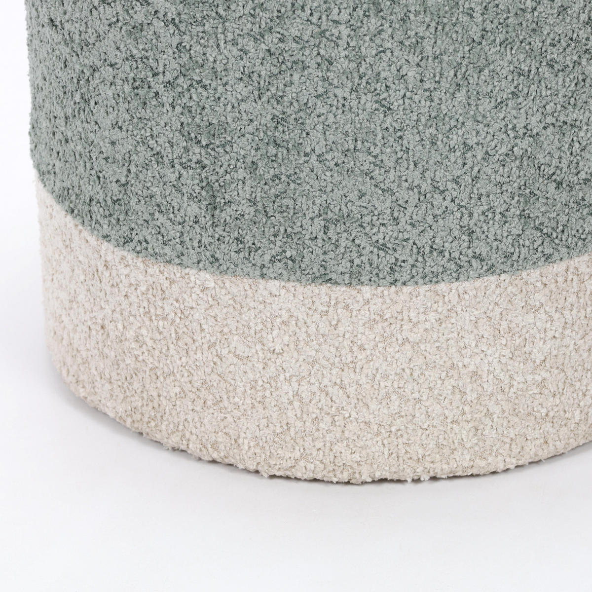 BOUCLE zweifarbig 35/35/34 cm - Blau, Textil (35/34/35cm) - Home Styling Collection