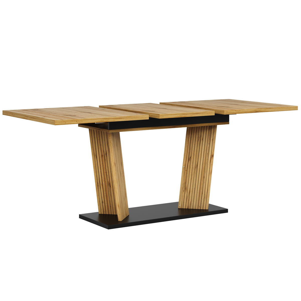 ESSTISCH ausziehbar 120-160/80/76 cm DE-39645 Eichenfarbe - Eichefarben, Holzwerkstoff (80/160/76cm) - ComfortXL