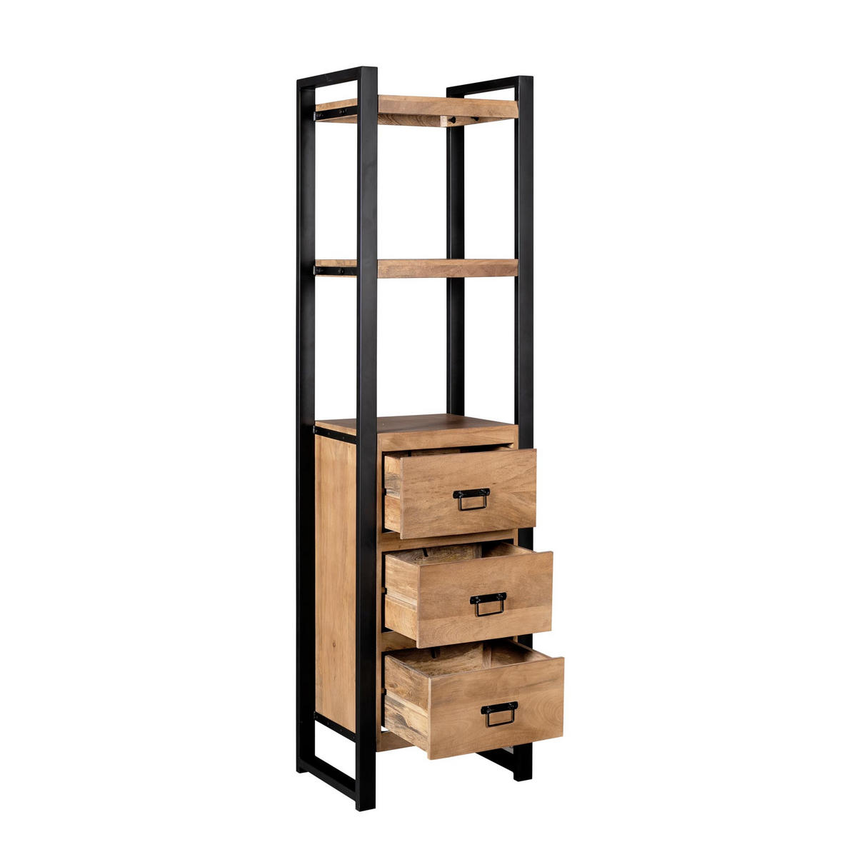 BÜCHERREGAL Britt Braun 40/55/200 cm - Braun, Holz (55/200/40cm) - Starfurn