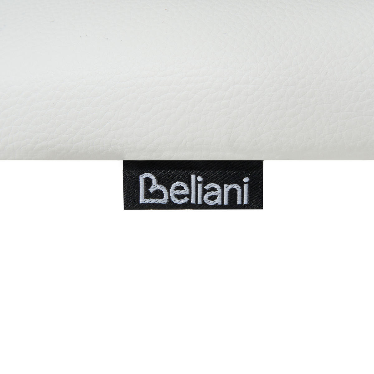 SCHREIBTISCHSTUHL Kunstleder Weiß Gunnison - Braun/Weiß, Textil/Metall (63/74/63cm) - Beliani