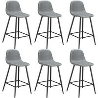 THEKENSTUHL Willow,45 x 48 x 92 cm, Belastbarkeit 120 kg,dunkelgrau/schwarz - Dunkelgrau/Schwarz, Kunststoff (45/92/48cm) - tectake