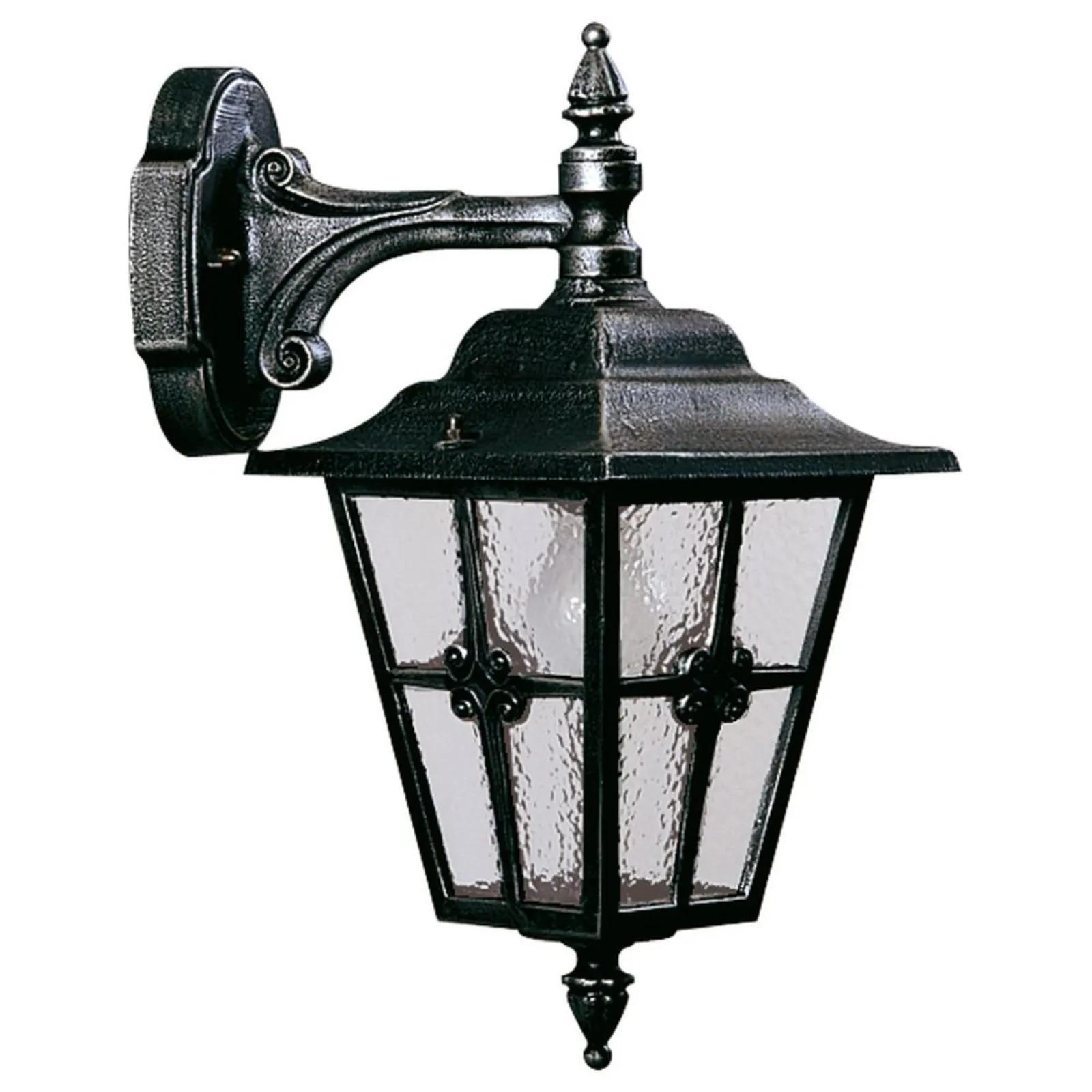 WAND- & DECKENLEUCHTE Schwarz - Silberfarben/Schwarz, Metall (22/46/22cm) - click-licht