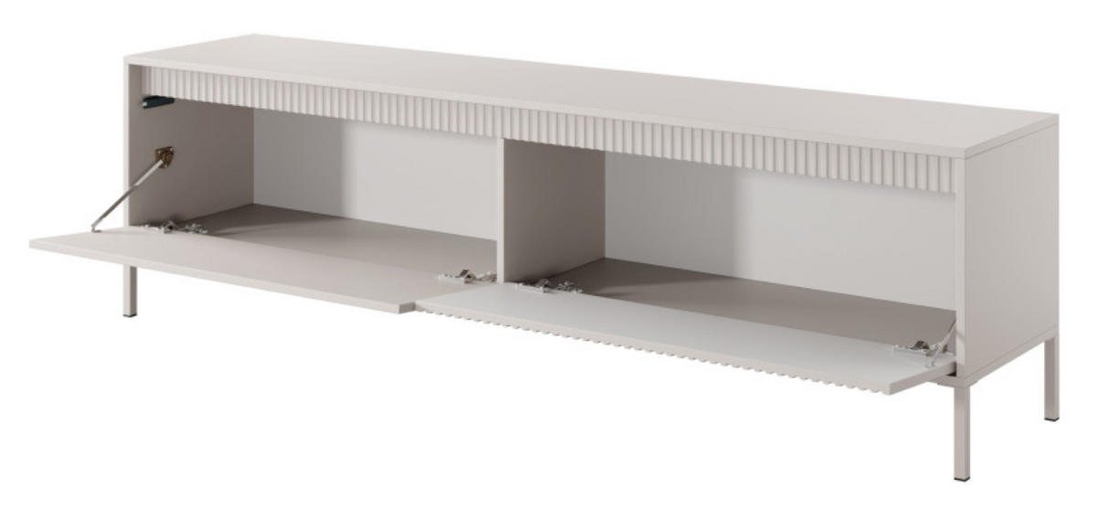 SCHRANK Beige ENSO Auf Metallfüßen - Beige, Holzwerkstoff (187.1/53.4/39.5cm) - Sepro Meble