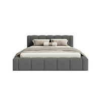 POLSTERBETT Nedi 160x200 cm, Anthrazit - Anthrazit, Textil (160/200cm) - Fedve