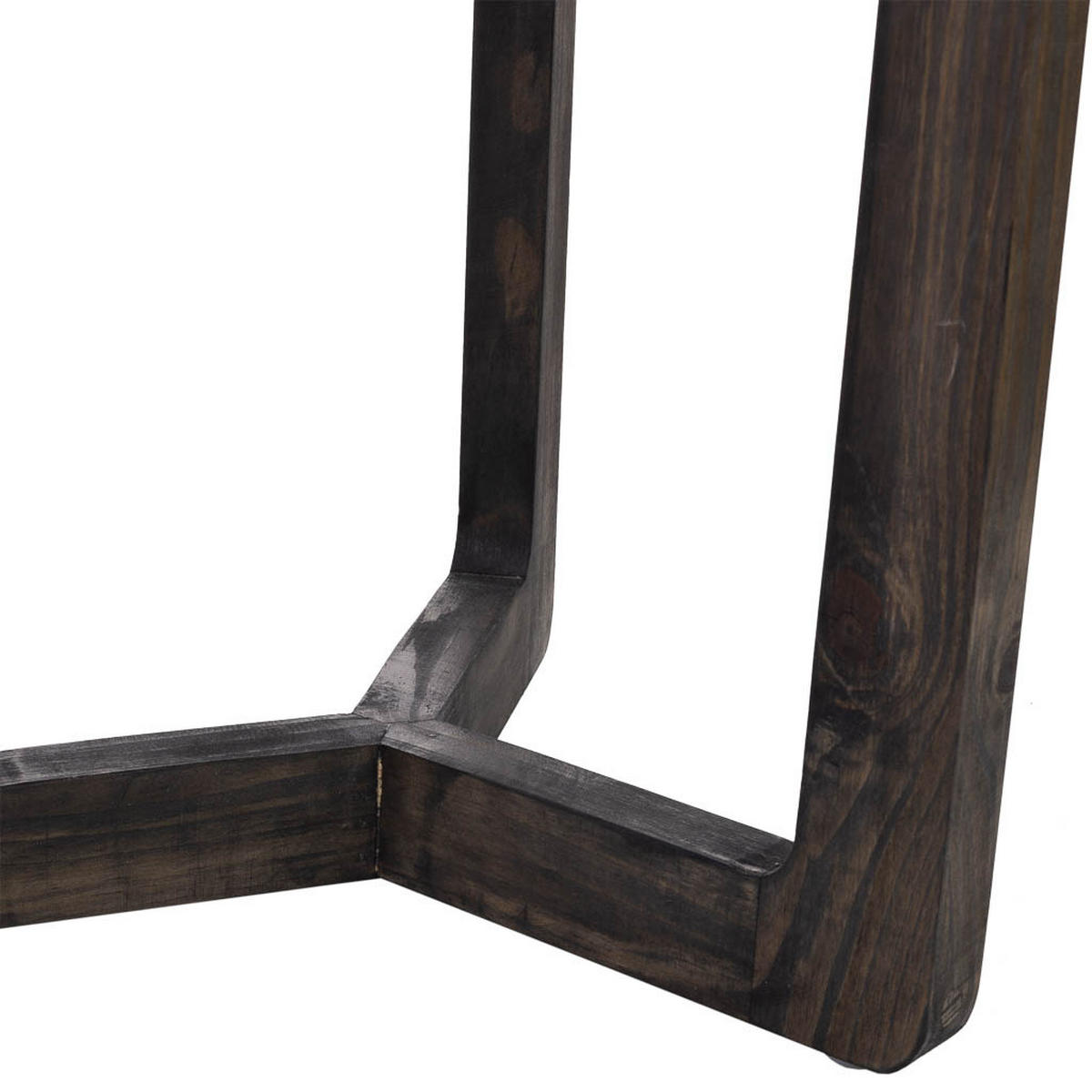 TISCH aus Holz und Capiz, braun, 40x45cm - Braun, Holz (40/40/45cm) - Wanderlust