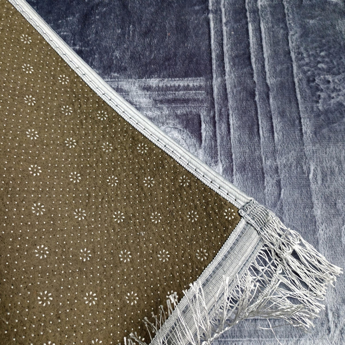 ORIENTTEPPICH Gebetsteppich Islam Seccade (Grau) - Grau, Textil (80/120cm) - Gowoll