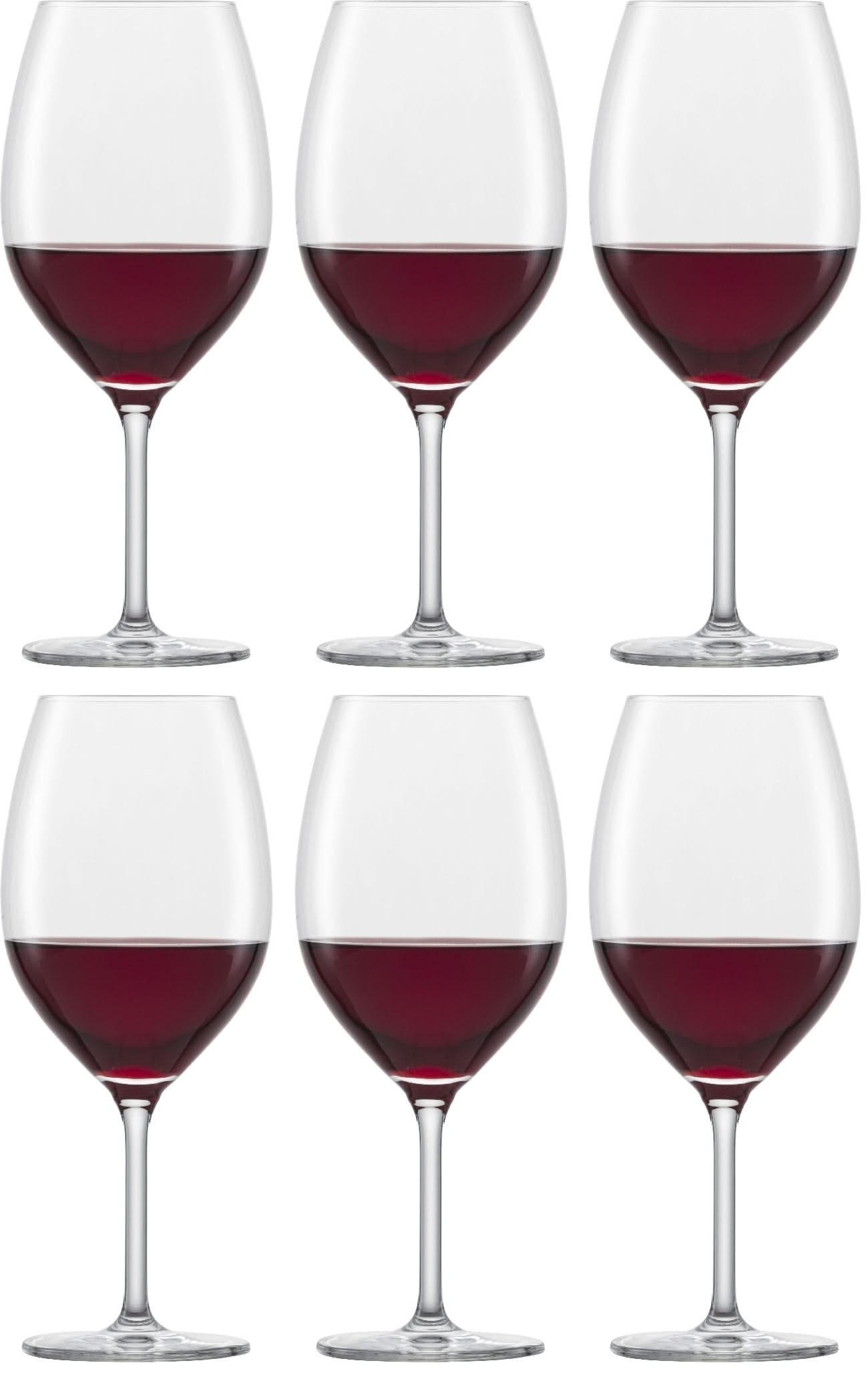 BORDEAUX GLAS Bordeauxgläser Bankett 600 ml - 6 Stücke - Transparent, Glas (0.6L) - Schott Zwiesel