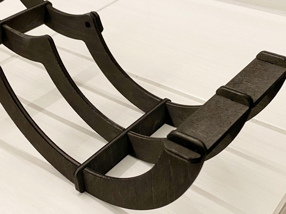 TOILETTENPAPIERHALTER Holz Schwarz 62,5/10/19 cm - Schwarz, Holz (62.5/19/10cm) - DanDiBo