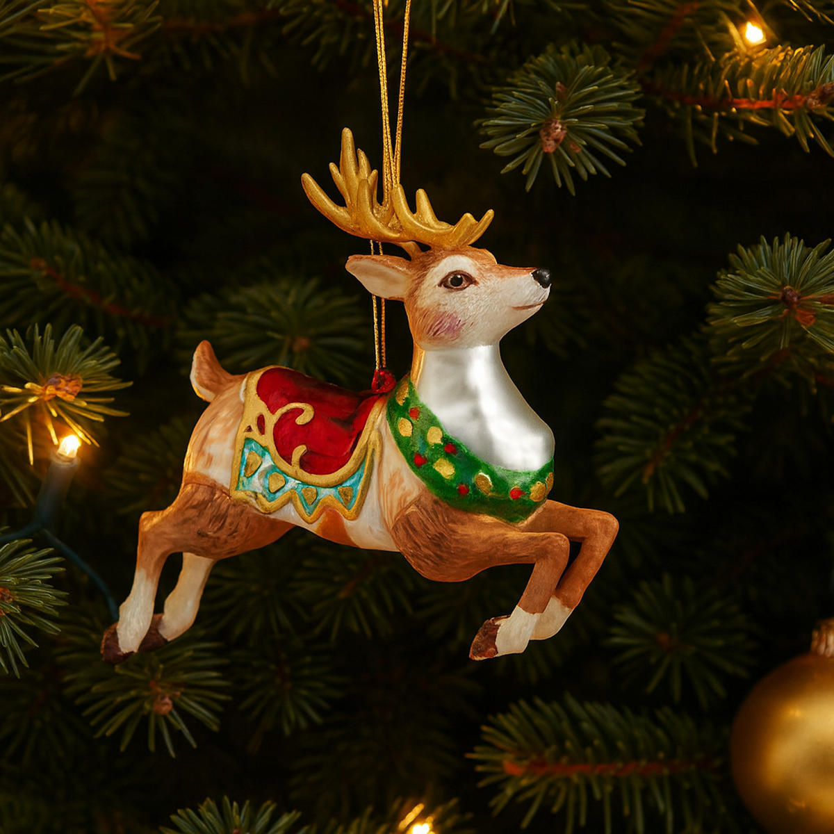 GLASKUGEL Nuzzle, Mehrfarbig, 13 x 4 x 14.5 cm, Dekorative Weihnachtsdeko - Multicolor, Glas (4/13/14.5cm) - home&you