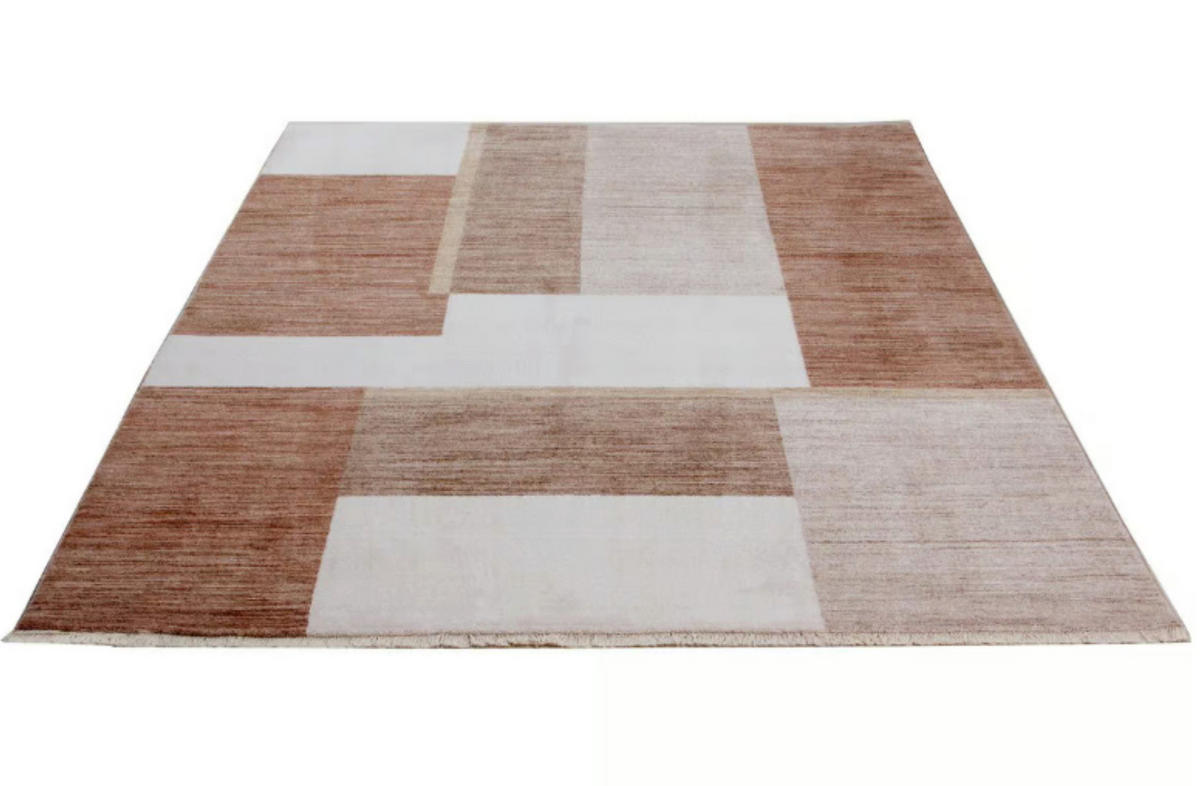 TEPPICH modern Flachgewebe MORY Rot 160 x 240 cm - Rot, Textil (160/240cm) - Novatrend