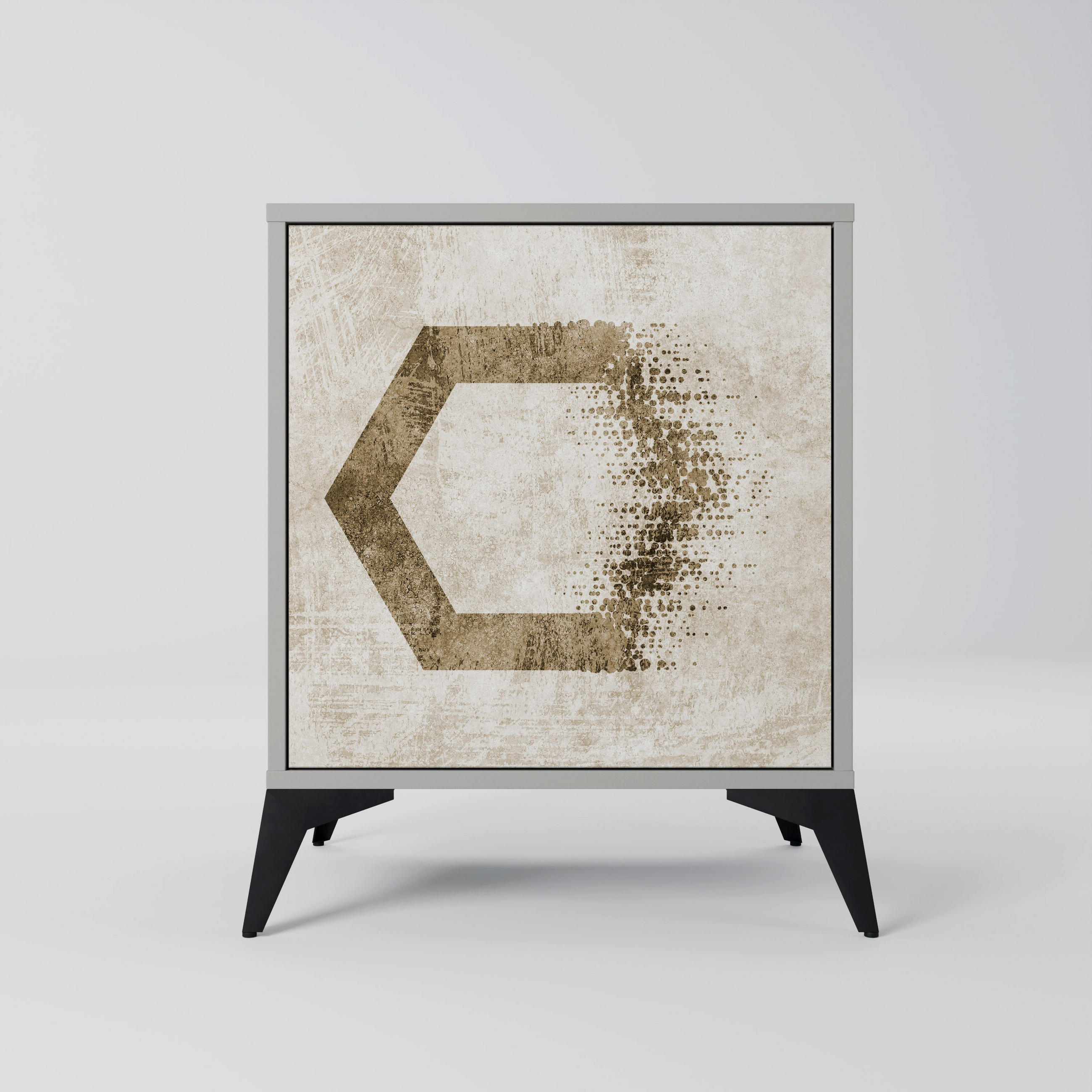 SpaceRebels Sideboard Grau 57.5x70.5x42 cm