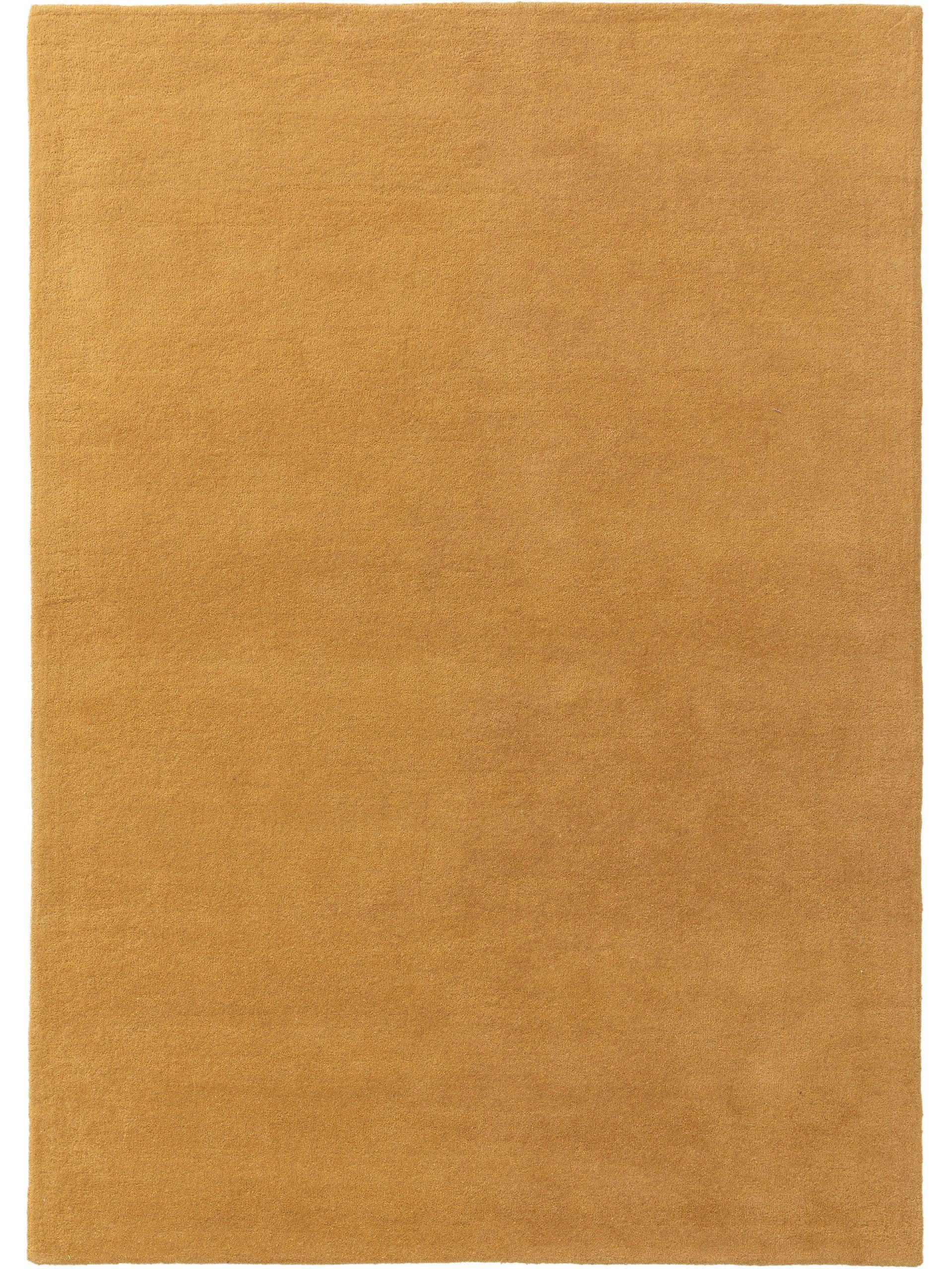 WOLLTEPPICH Bent Gelb 160x230 cm - Gelb, Textil (160/230cm) - benuta Nest