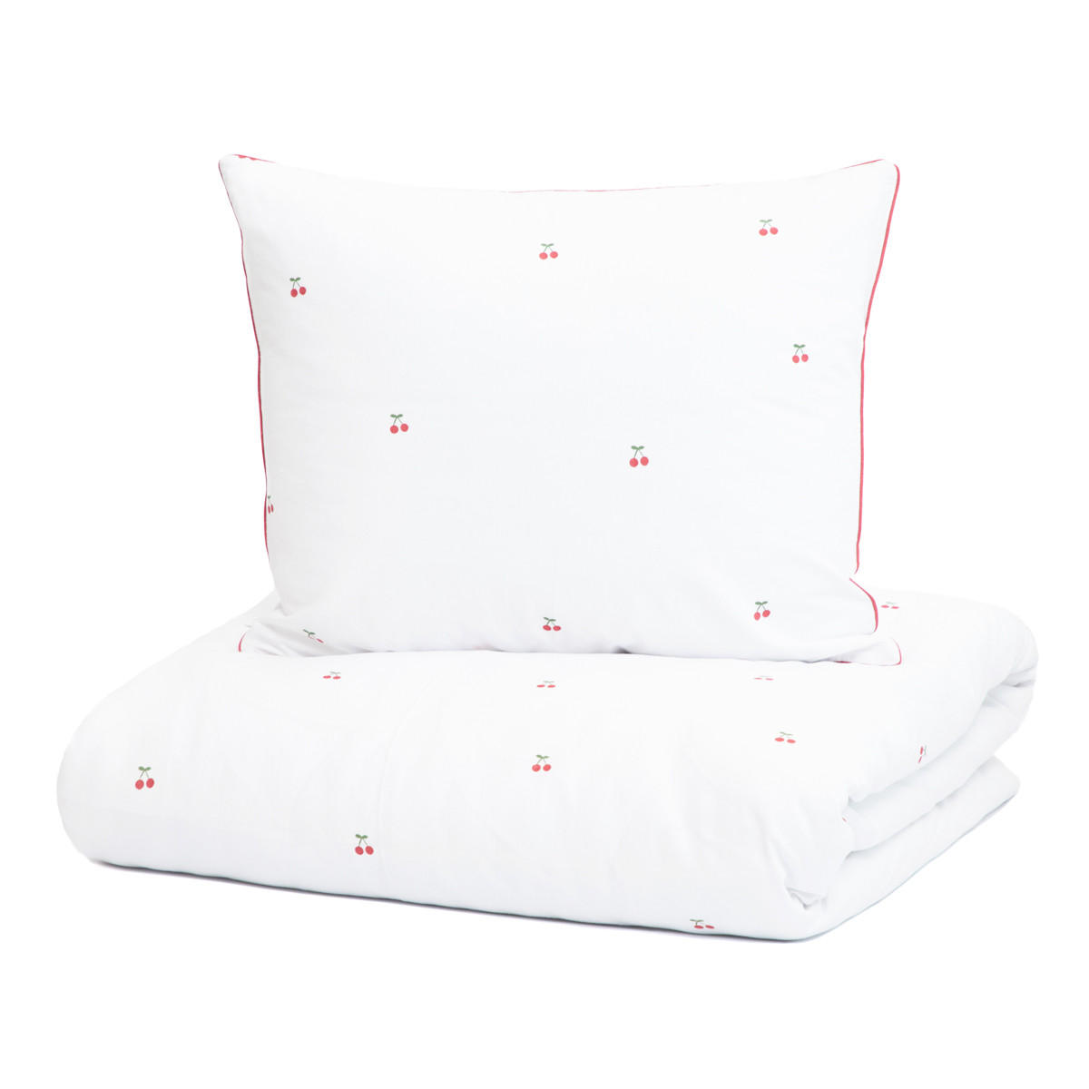 BETTWÄSCHE Cherrine 140/200 cm - Weiß, Textil (140/200cm) - Homla