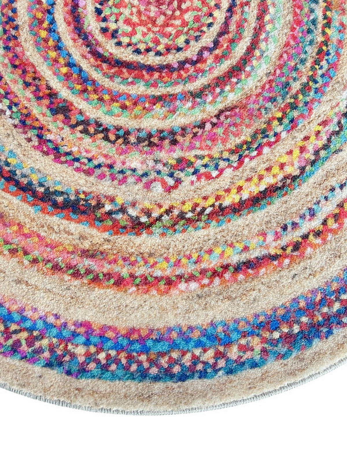 DESIGNTEPPICH Brady Multicolor 150x150 cm - Multicolor, Textil (150/150cm) - Vercai Rugs