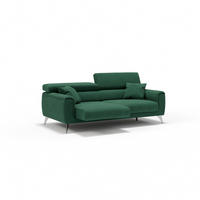 LINEARSOFA Caravaggio - Grün, Textil (199/73/102cm) - Divani.store