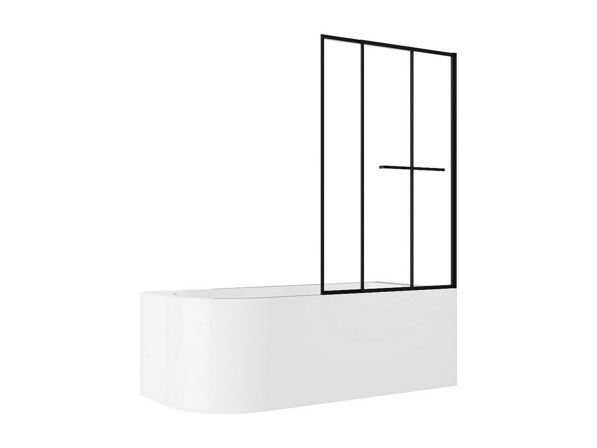 DUSCHBADEWANNE - 1 -Sitzer - Acryl - weiß - ANIKA - Weiß, Kunststoff (170/58/75cm) - Vente-Unique