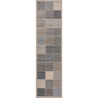 OUTDOORLÄUFER River Blau 67x240 cm - Blau, Textil (67/1cm) - KUNSTLOFT