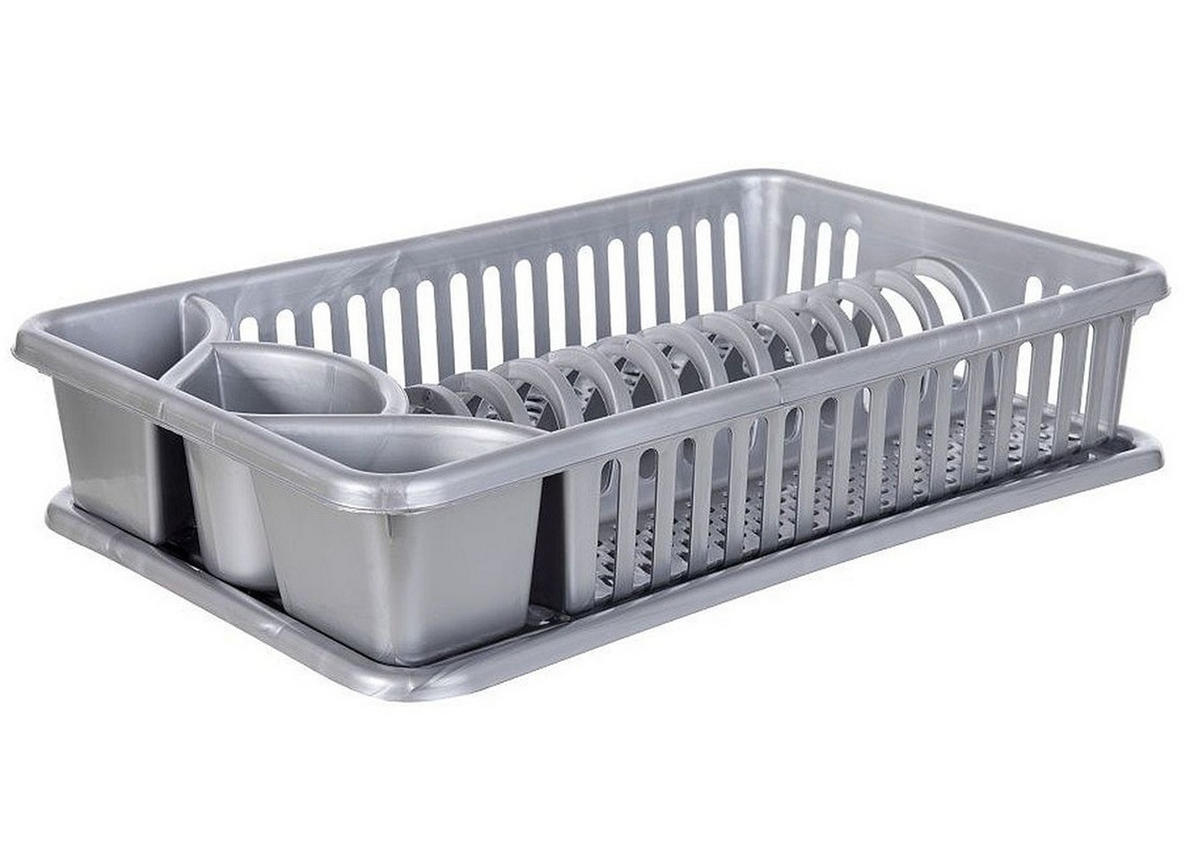 ABTROPFGESTELL Grau aus Kunststoff 93871 - Grau, Kunststoff (43/9/27cm) - DanDiBo
