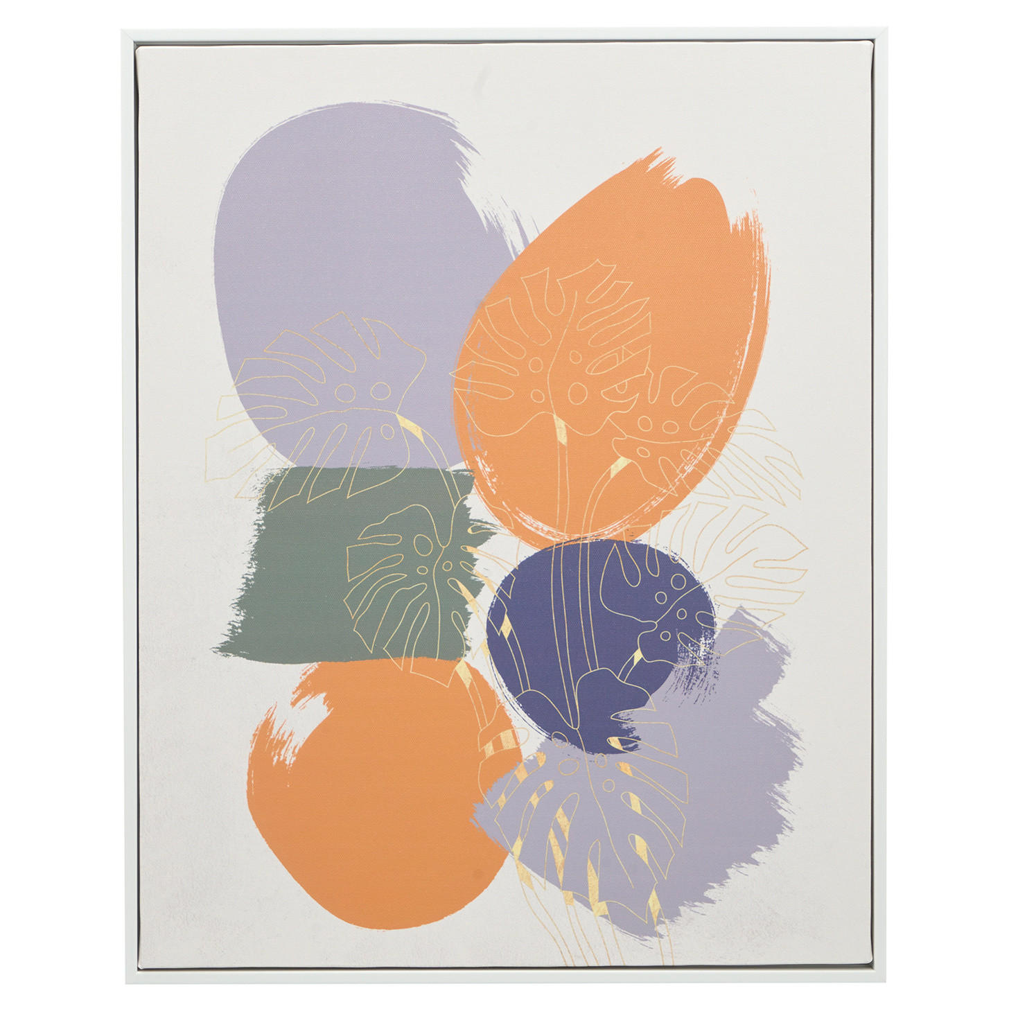 Giftdecor Bild Mehrfarbig, Orange 40x3 cm