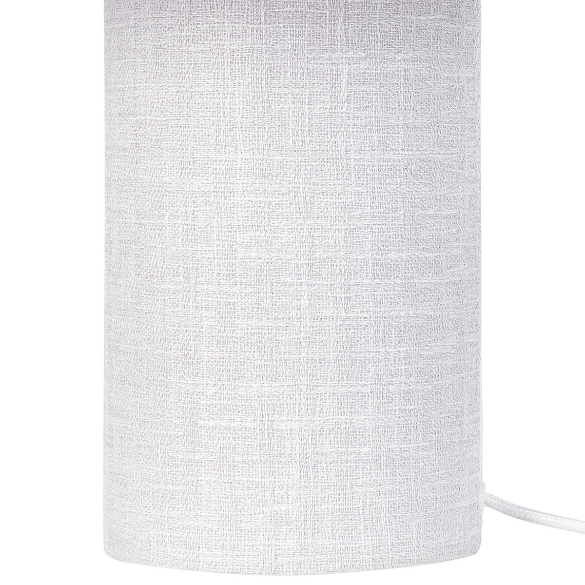 TISCHLEUCHTE Grau Malips - Grau, Textil (30/30/35cm) - Beliani
