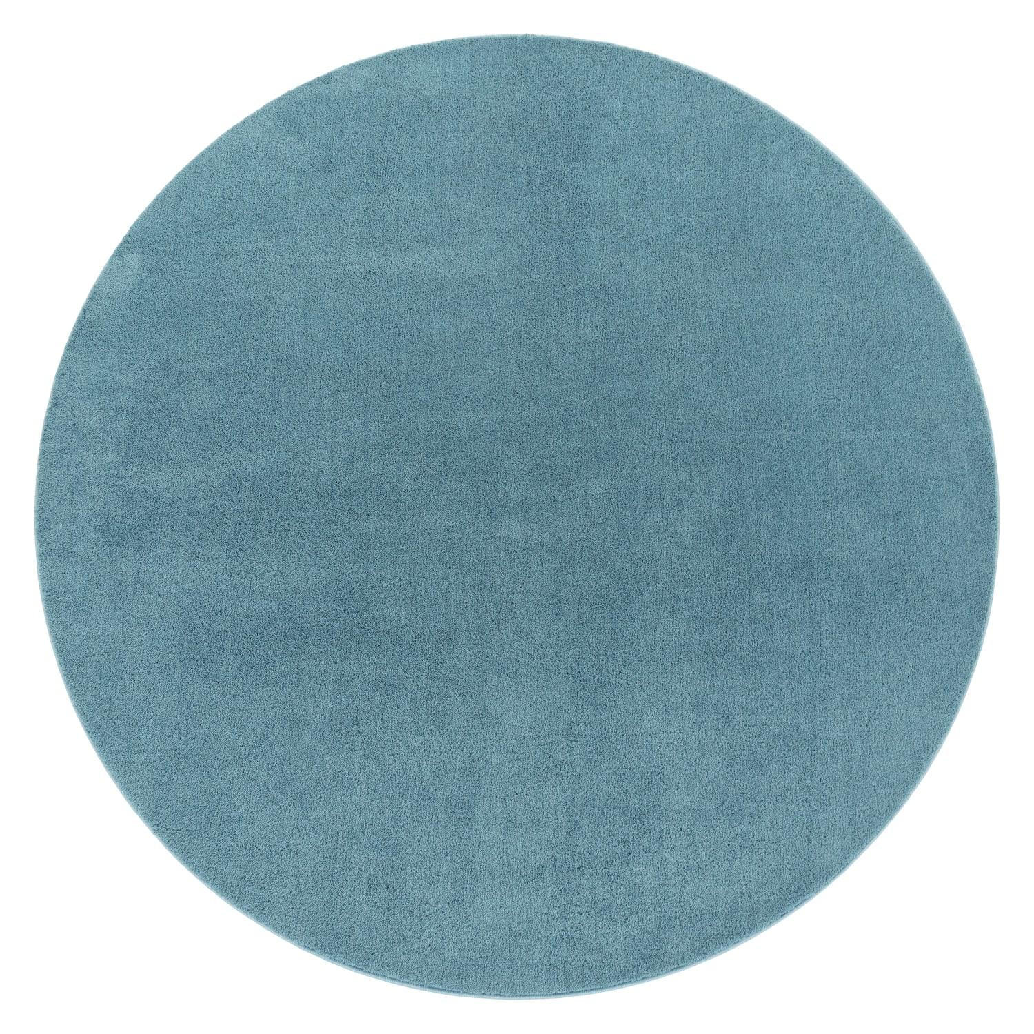 KURZFLORTEPPICH 160/160 cm Cadiz 630 - Türkis, Kunststoff (160/160cm) - Paco Home