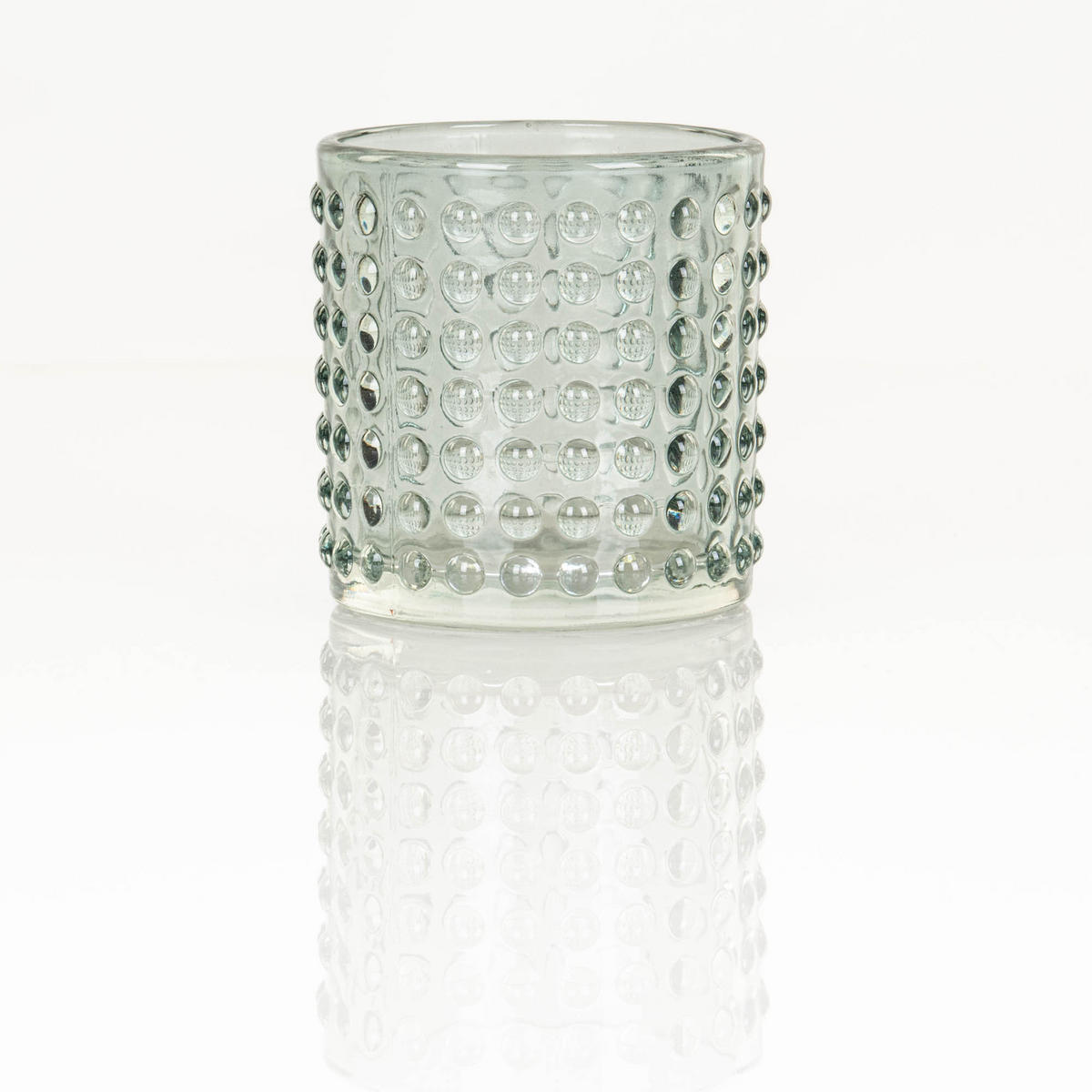 KERZENSTÄNDER Arty 7/7/7,7 cm - Grün, Glas (7/7.7/7cm) - Homea