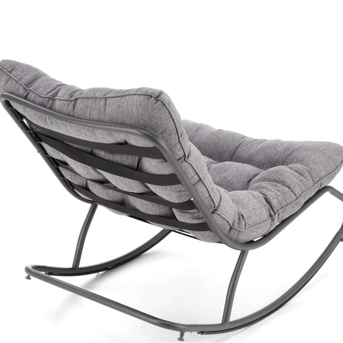 LOUNGESESSEL ALESTE ,Grau - Grau, Metall (70/115/80cm) - KONSIMO®