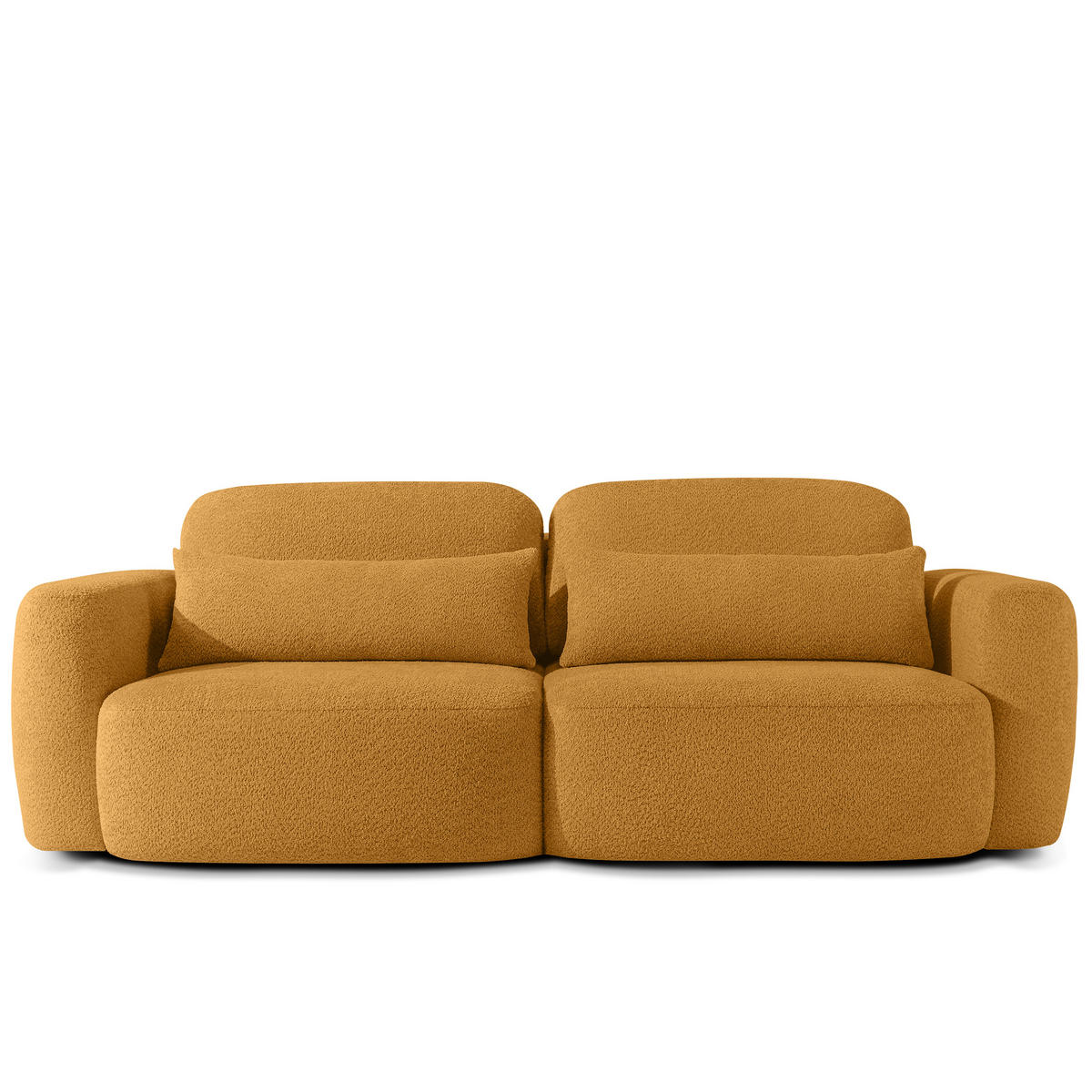 SITZGARNITUR ELOSA - Honig, Holz/Textil (245/85/115cm) - KONSIMO®