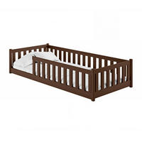 BETT 90/190 Maya Dunkelbraun - Braun, Holz (90/190cm) - Petits-meubles