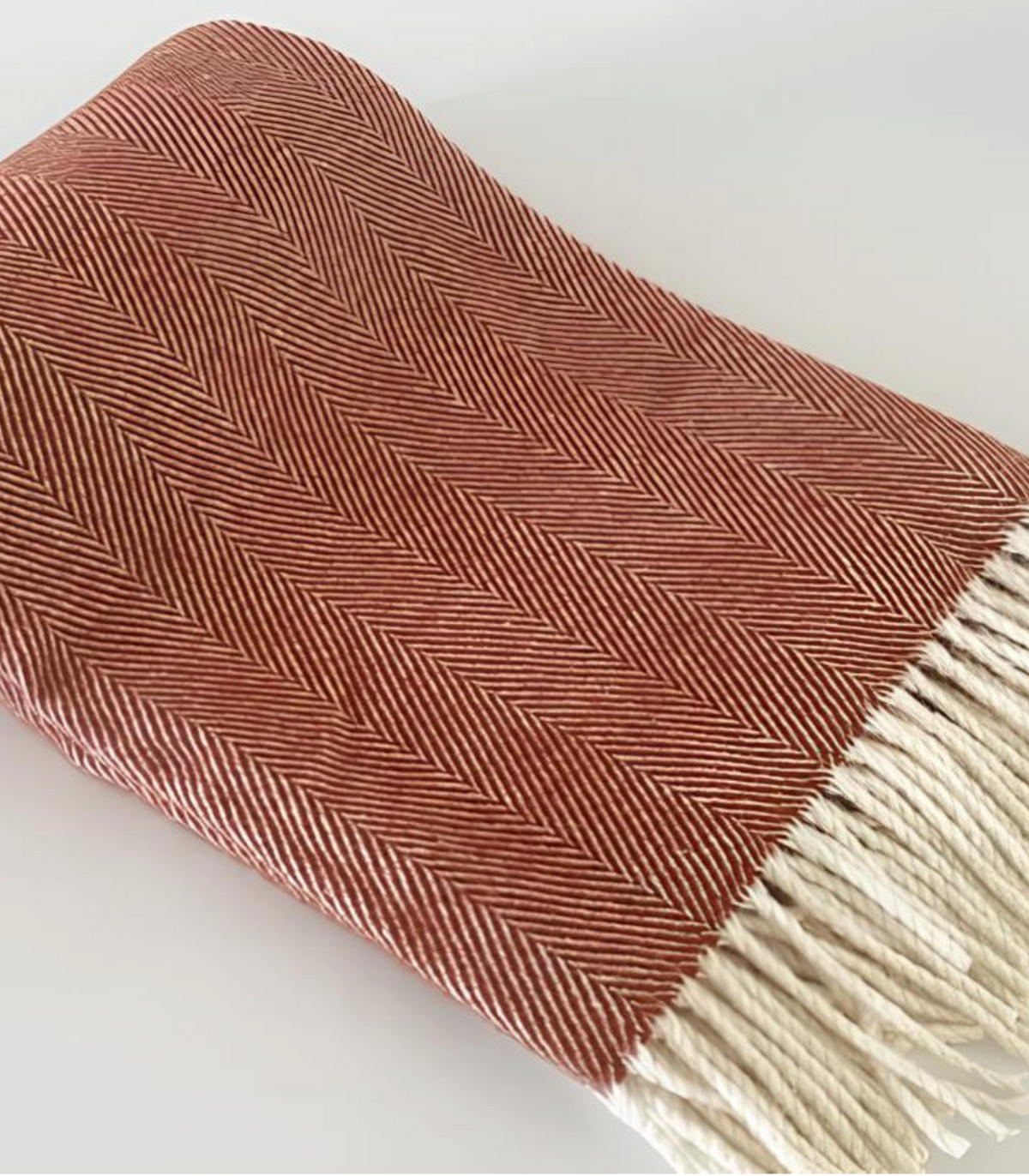 PICKNICKDECKE Terra. 140x220 cm. Terrakotta - Terra cotta, Textil (140/220cm) - SOWL