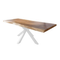 ESSTISCH TITAN - Beige/Naturfarben, Holz (110/240/79cm) - SAM