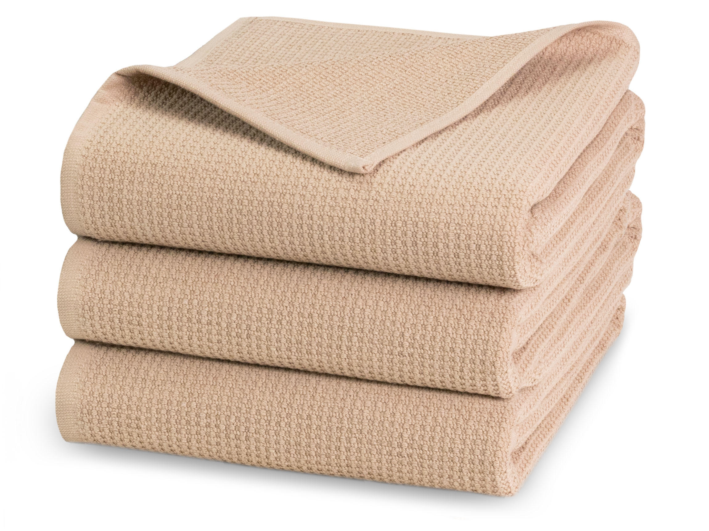 DUSCHTÜCHER, 3er-Set, 70x140 cm, 100% Baumwolle, Braun - Cappuccino, Textil (70/140cm) - Zollner