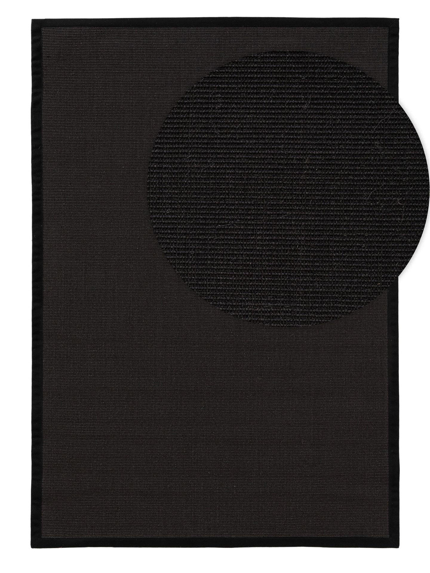KUNSTLOFT SISAL koberec Sana Černá 160x230 cm