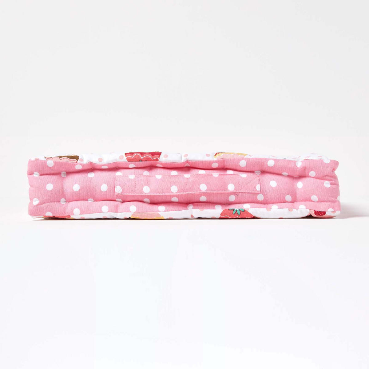 SITZKISSEN Cupcakes rosa 40/40/8 cm - Rosa, Textil (40/40/8cm) - Homescapes