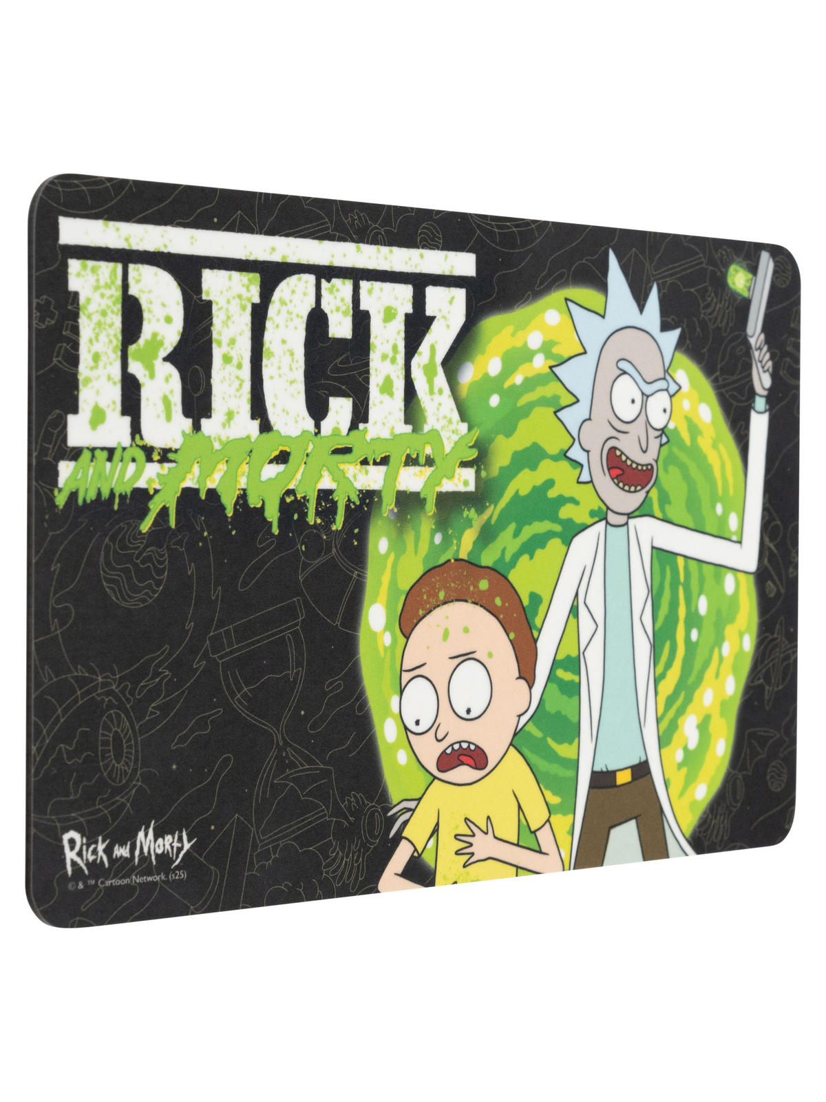 BRETTCHEN Rick and Morty Teleport Schwarz 14,5 x 23,5 cm - Schwarz, Kunststoff (14.5/23.5cm) - United Labels