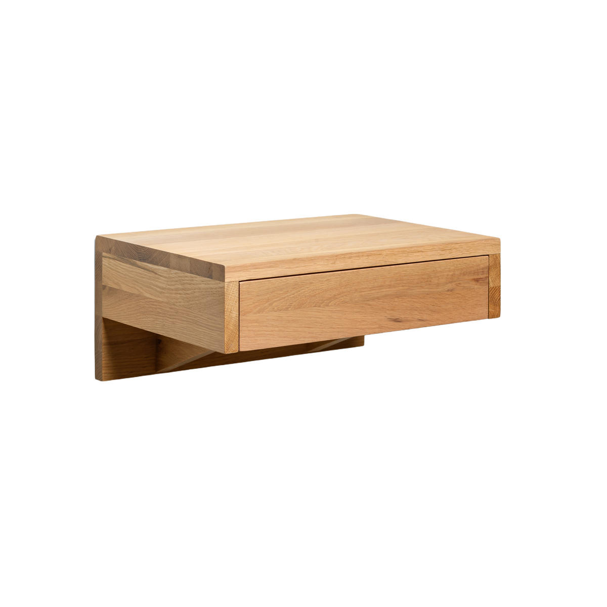 NACHTTISCH Bo, Eiche, 30/40/18 cm - Eichefarben, Holz (40/18/30cm) - WOODEK